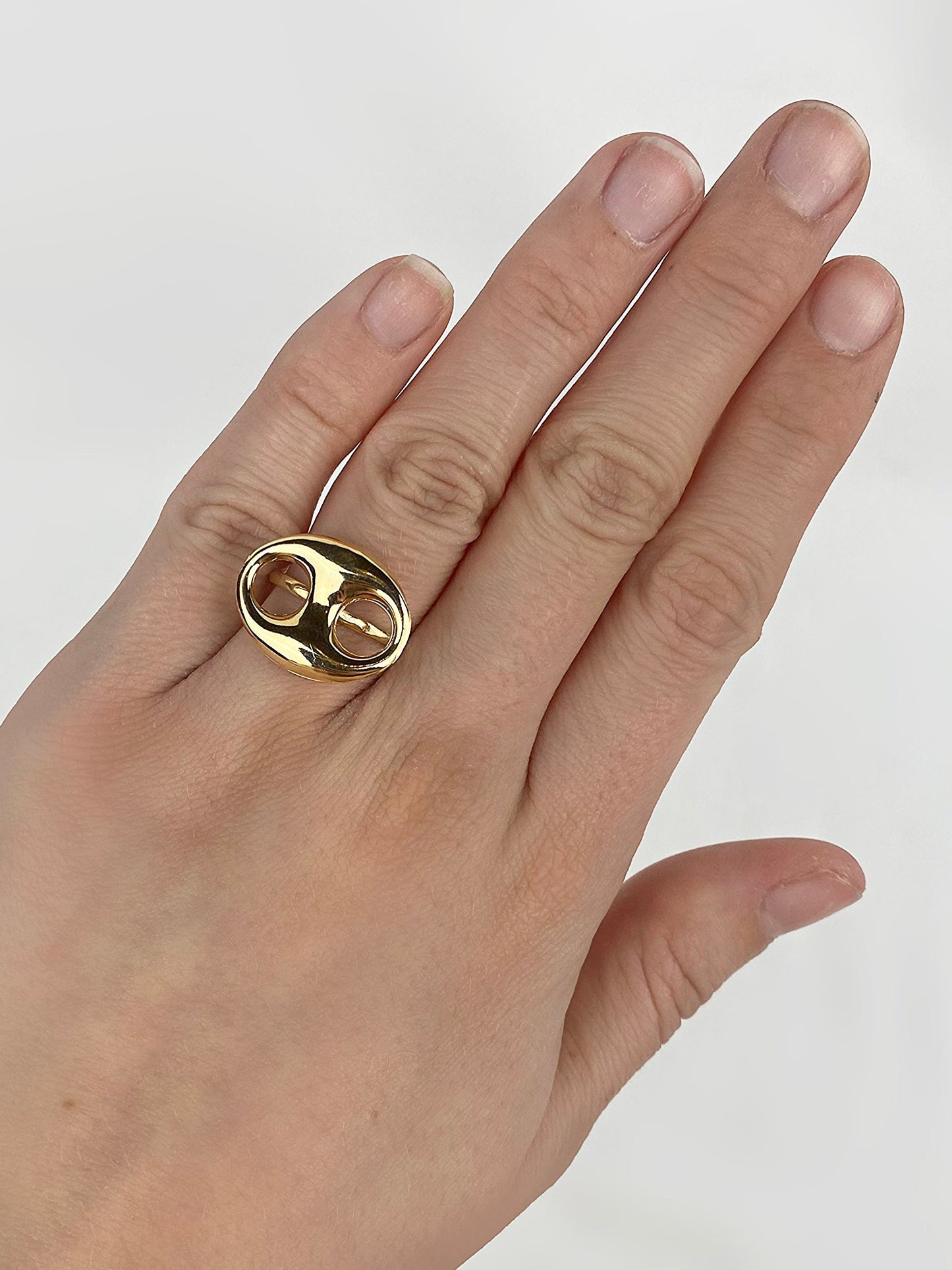 Bague café lisse 16x21mm (L)