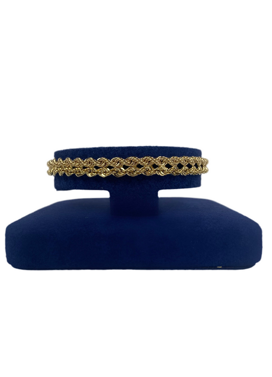 Bracelet corde 2 rangs