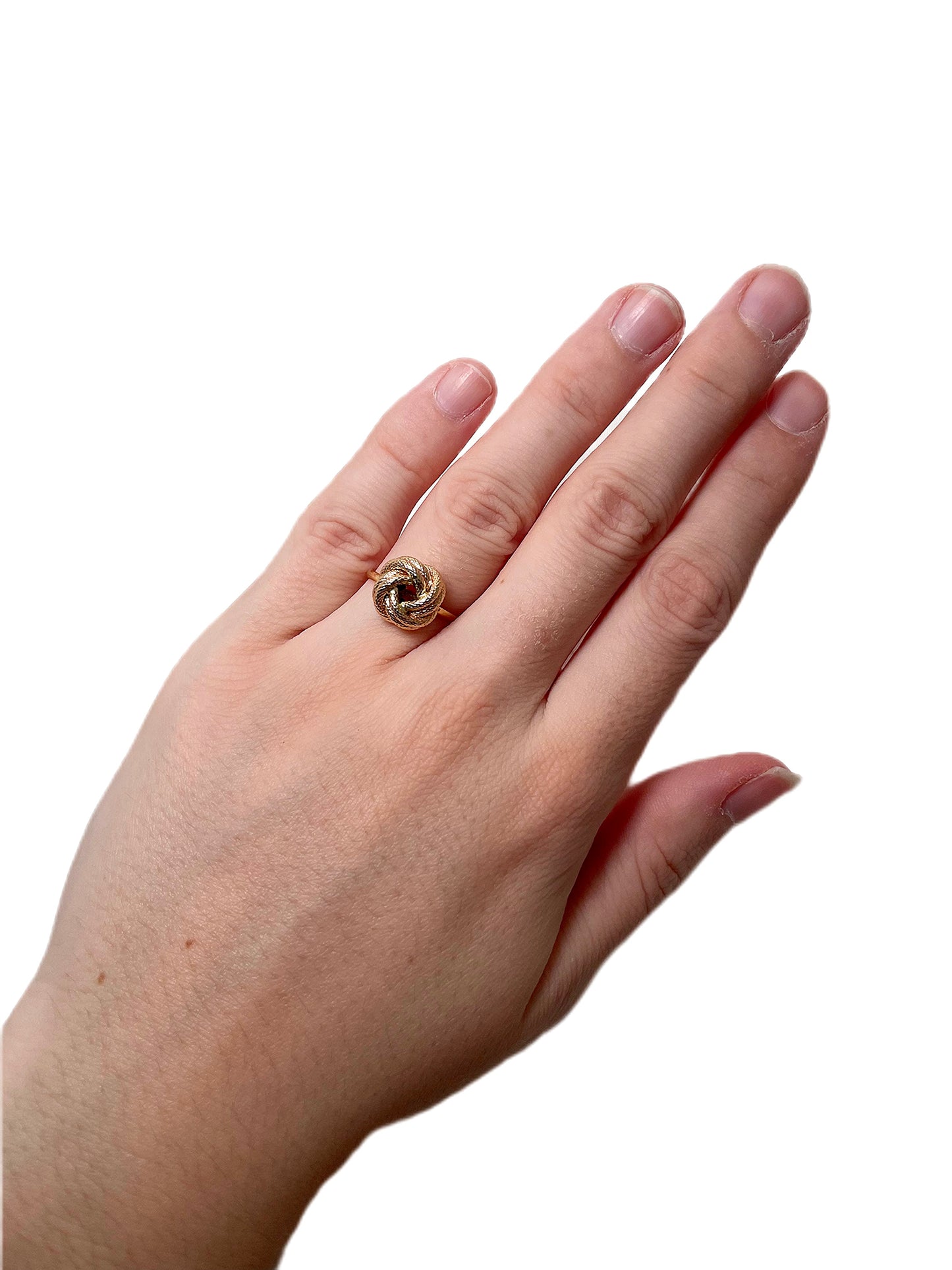 Bague Noeud sablé 10mm