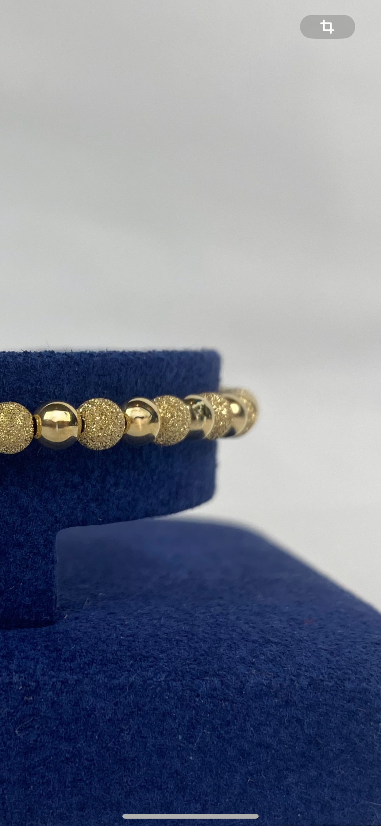 Bracelet boule satinées