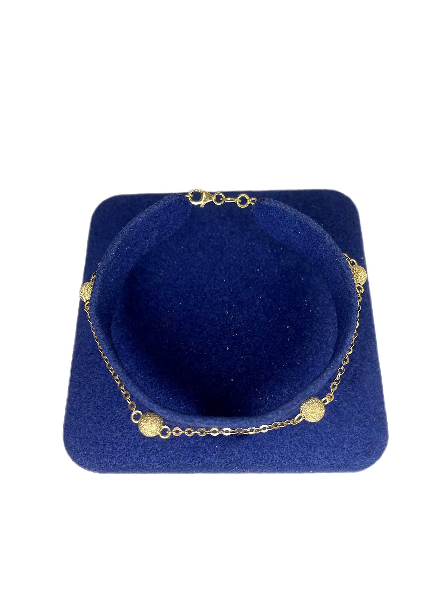 Bracelet boule sablé