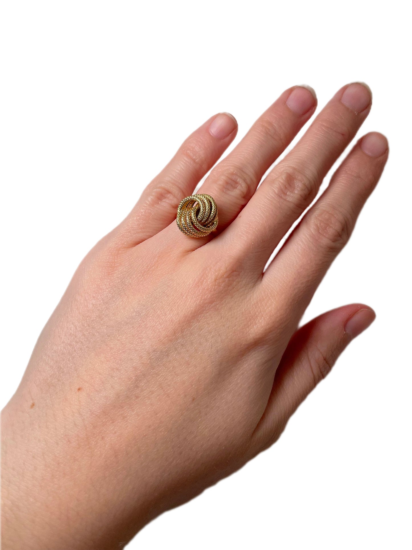 Bague rosette piqué 15mm