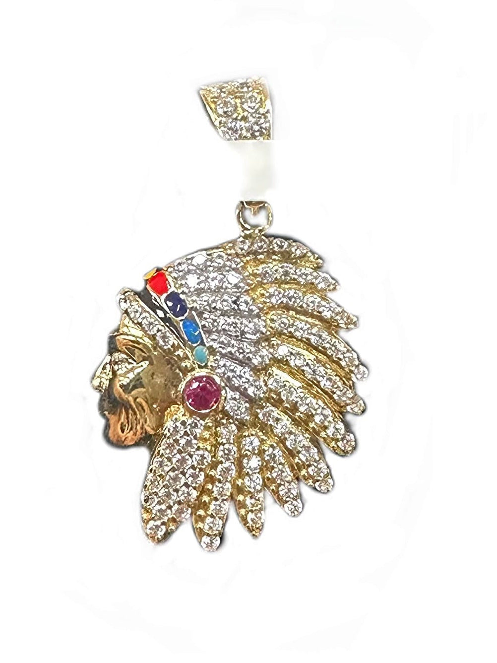 Pendentif tête d’indien M