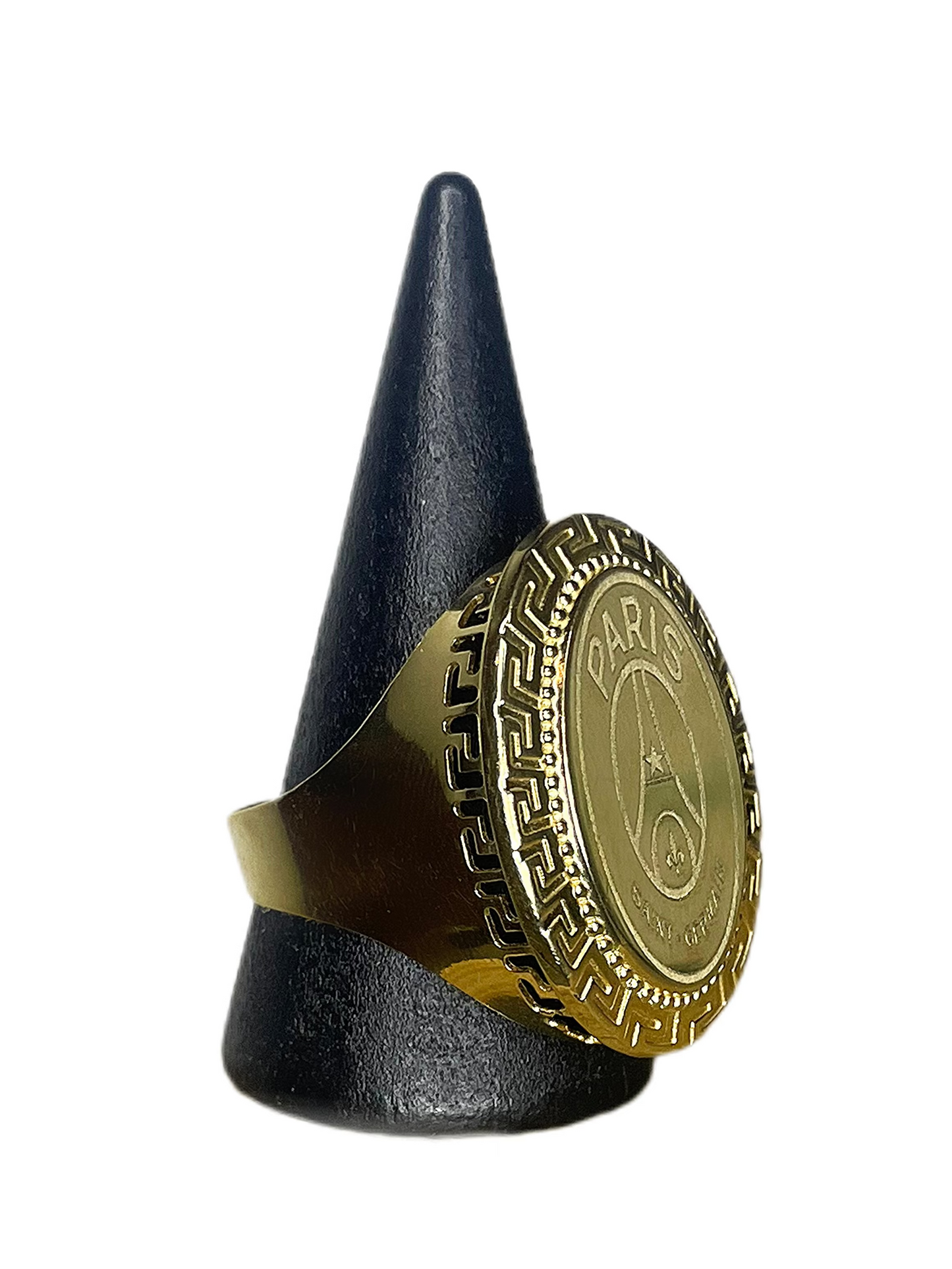 Chevalière Ovale PSG Contour Grec