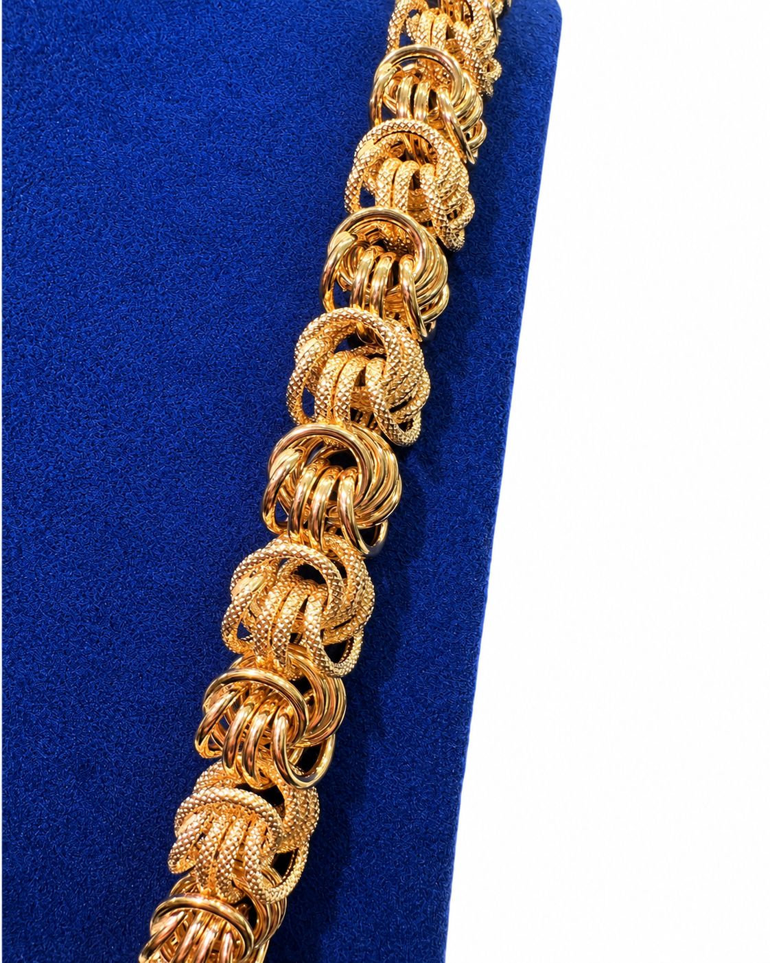 Collier macaron lisse piqué