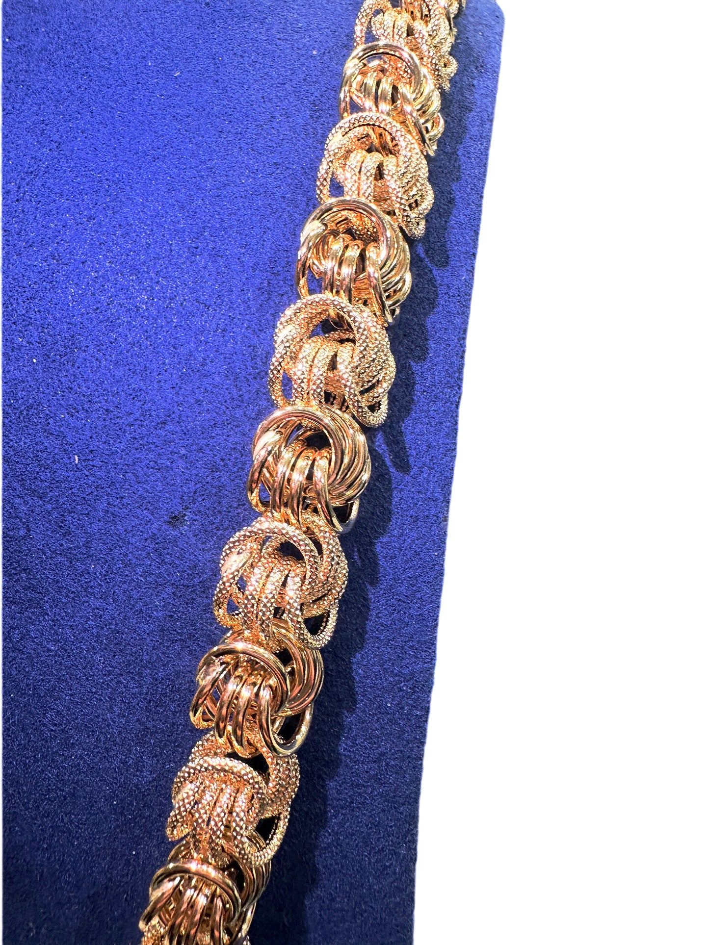 Collier macaron lisse piqué