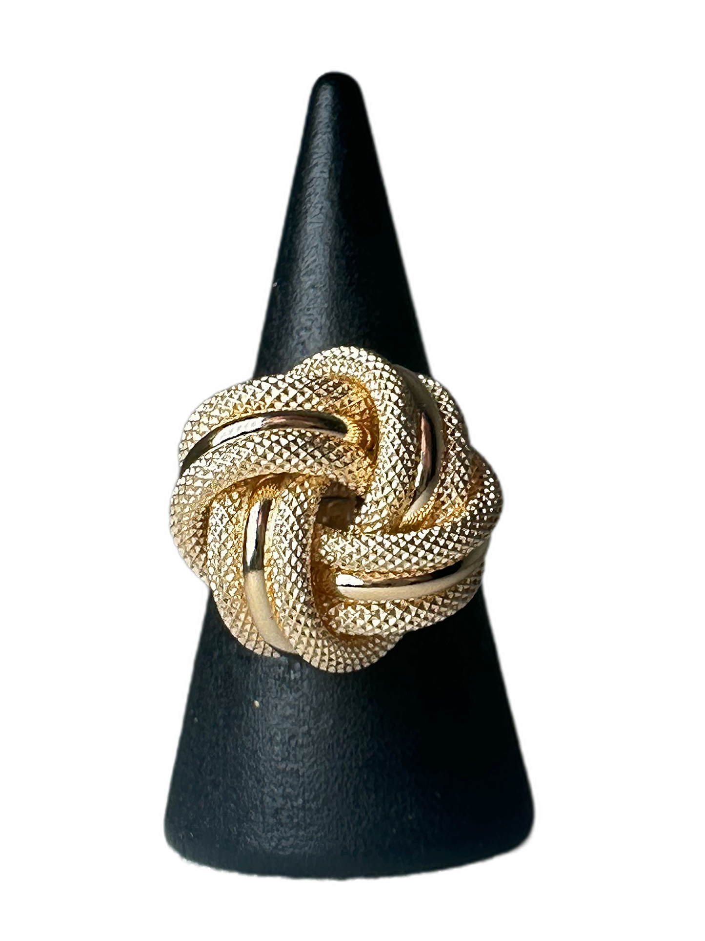 Bague noeud lisse piqué 20mm