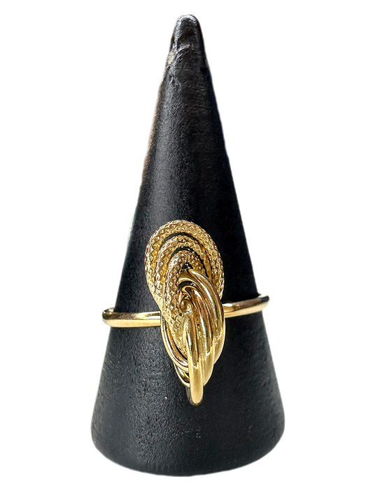 Bague forçat allongé lisse piqué 7x18mm