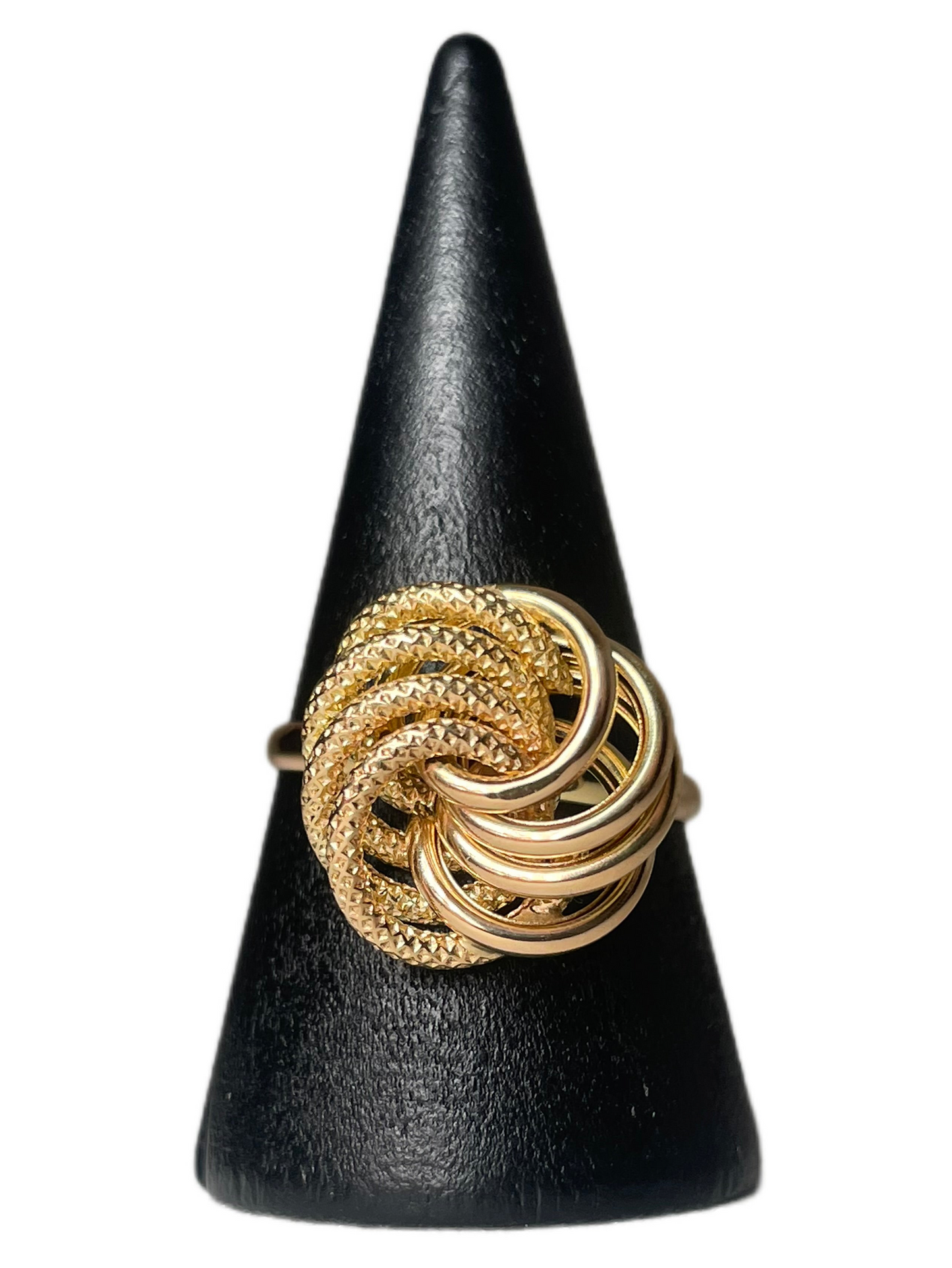 Bague rosette lisse piqué 20mm