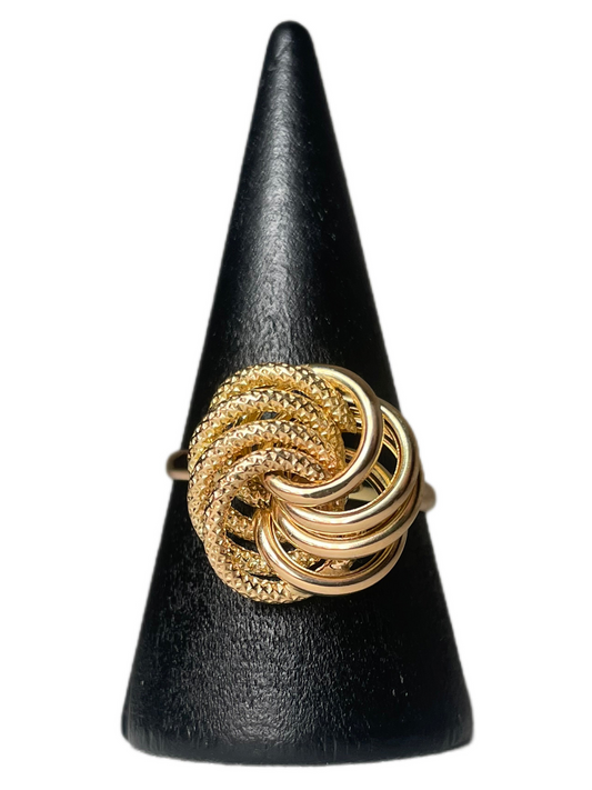 Bague rosette lisse piqué 20mm