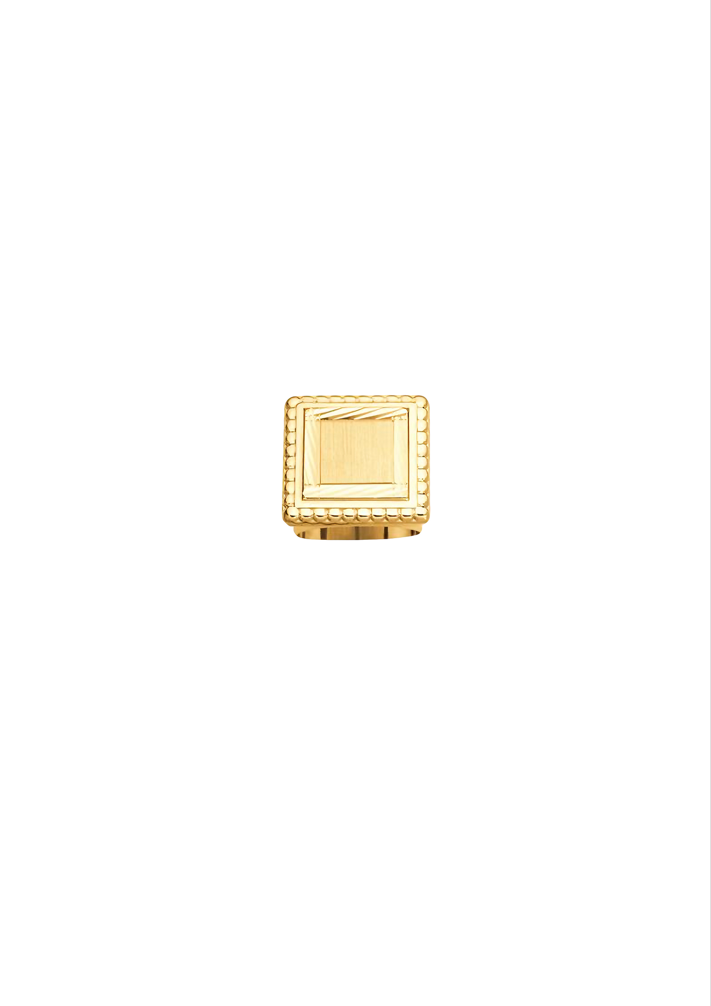 Chevalière carrée
