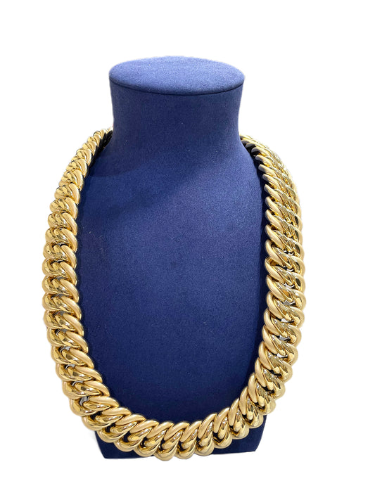 Collier maille américaine Graziella 30mm