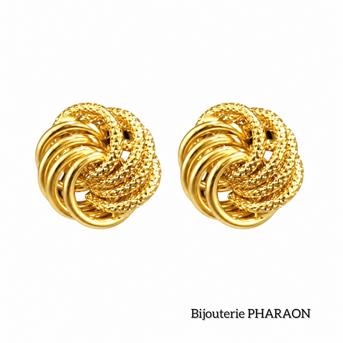 Boucles d’oreilles Macaron| taille XL