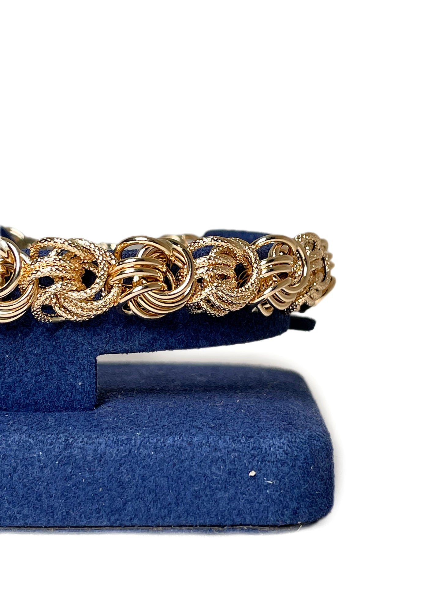 Bracelet macaron lisse/sablé 12mm