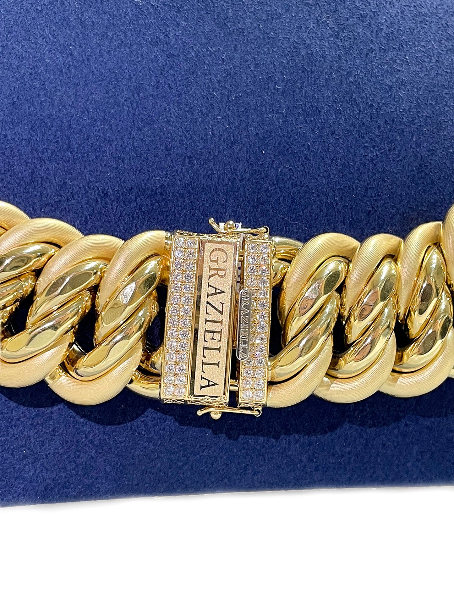 Collier maille américaine Graziella 30mm