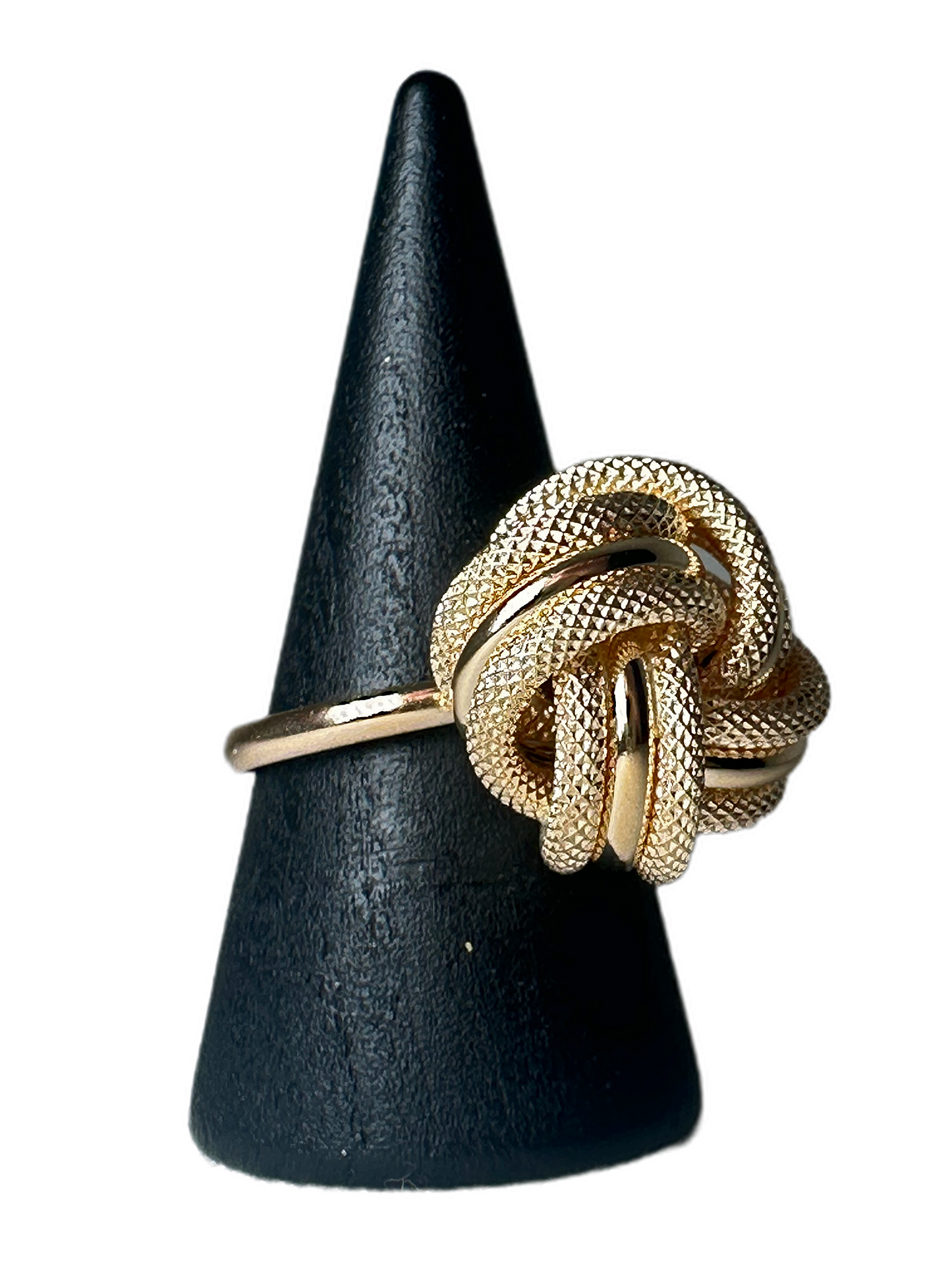 Bague noeud lisse piqué 20mm
