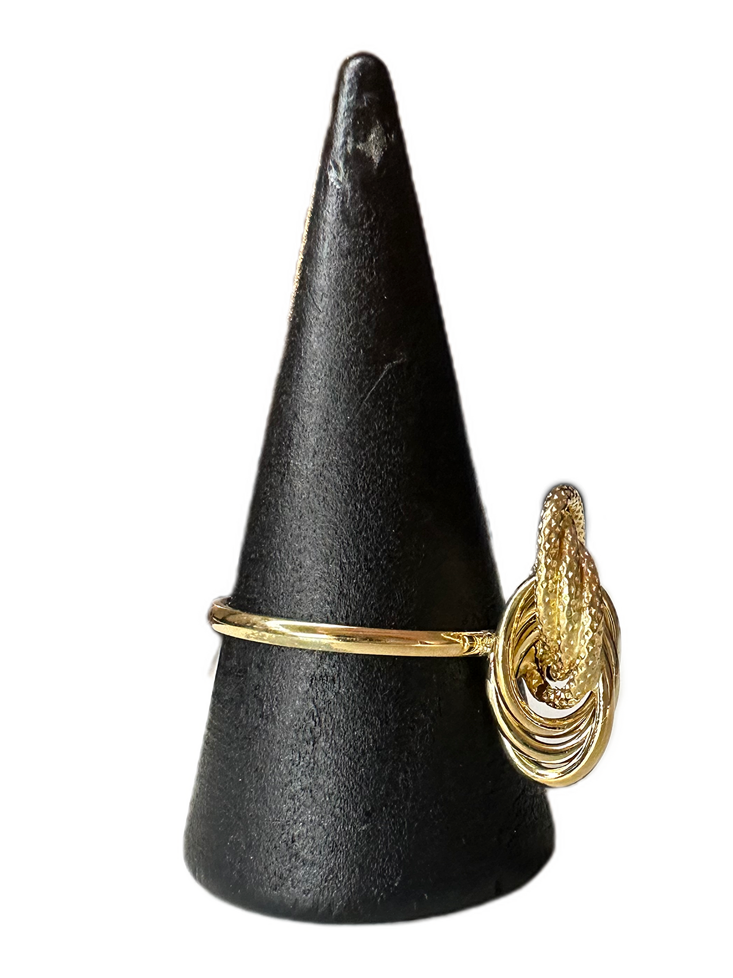 Bague forçat allongé lisse piqué 7x18mm