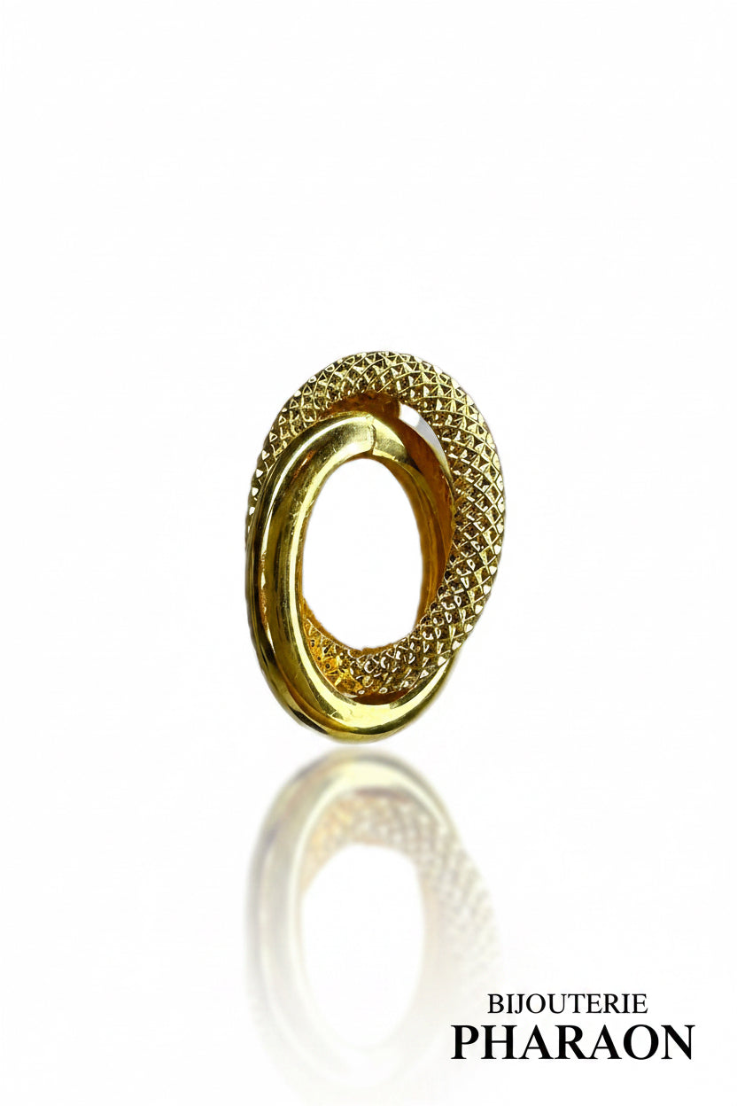 Anneaux entrelacés 10x16mm