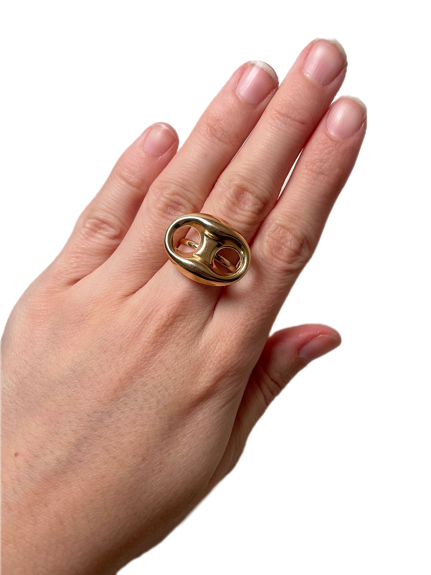 Bague café lisse 20x24mm