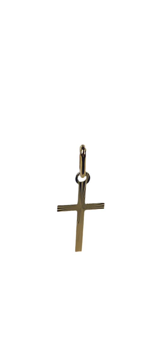 Pendentif croix ciselée
