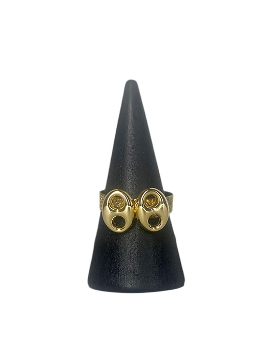 Bague double café