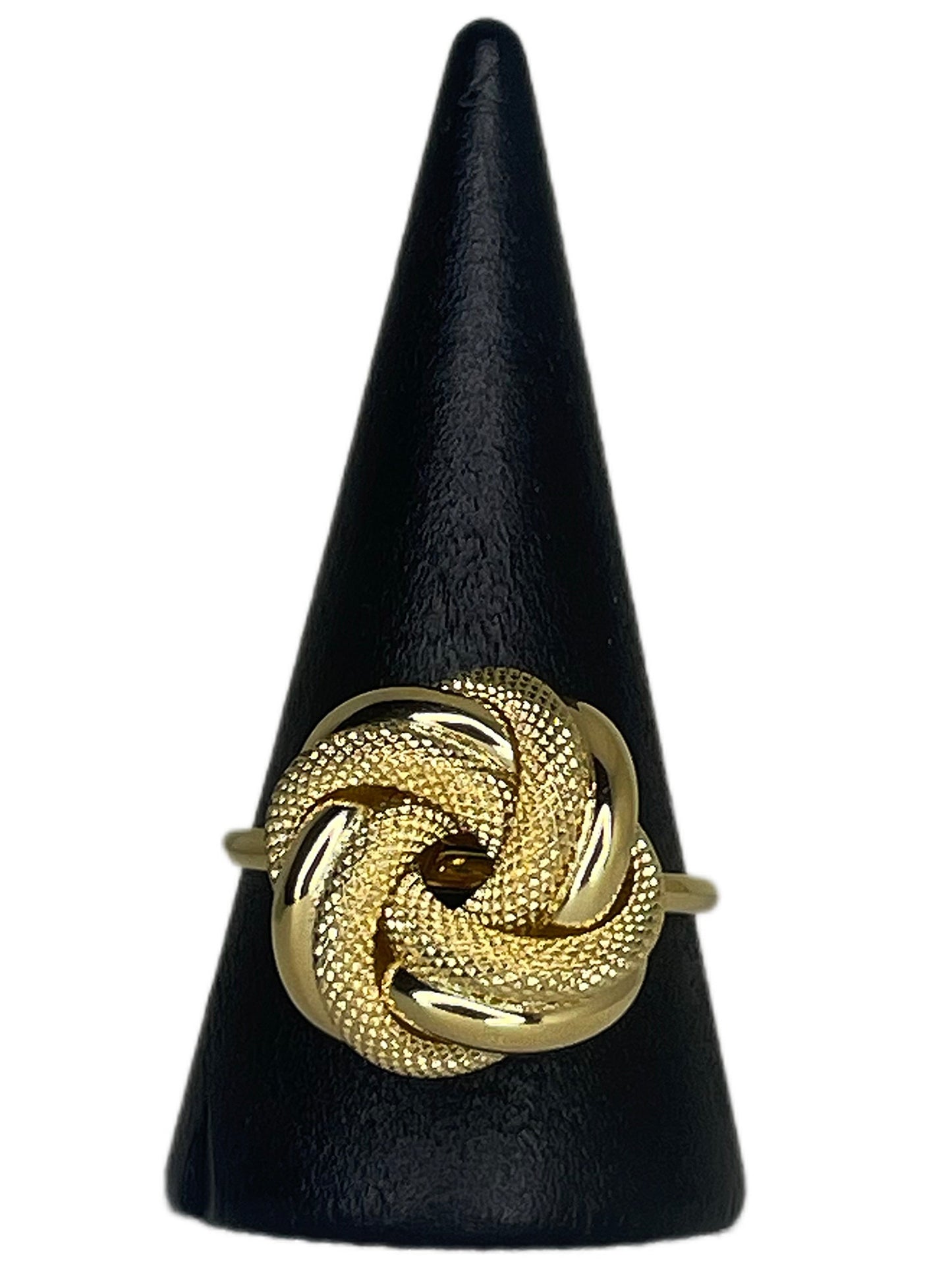 Bague Noeud lisse sablé 16mm