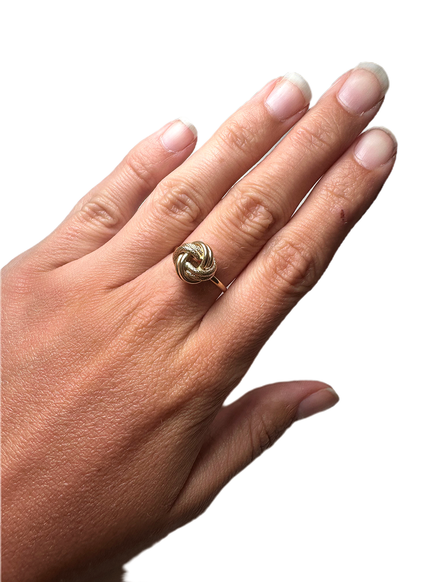 Bague pelote lisse piqué 12mm