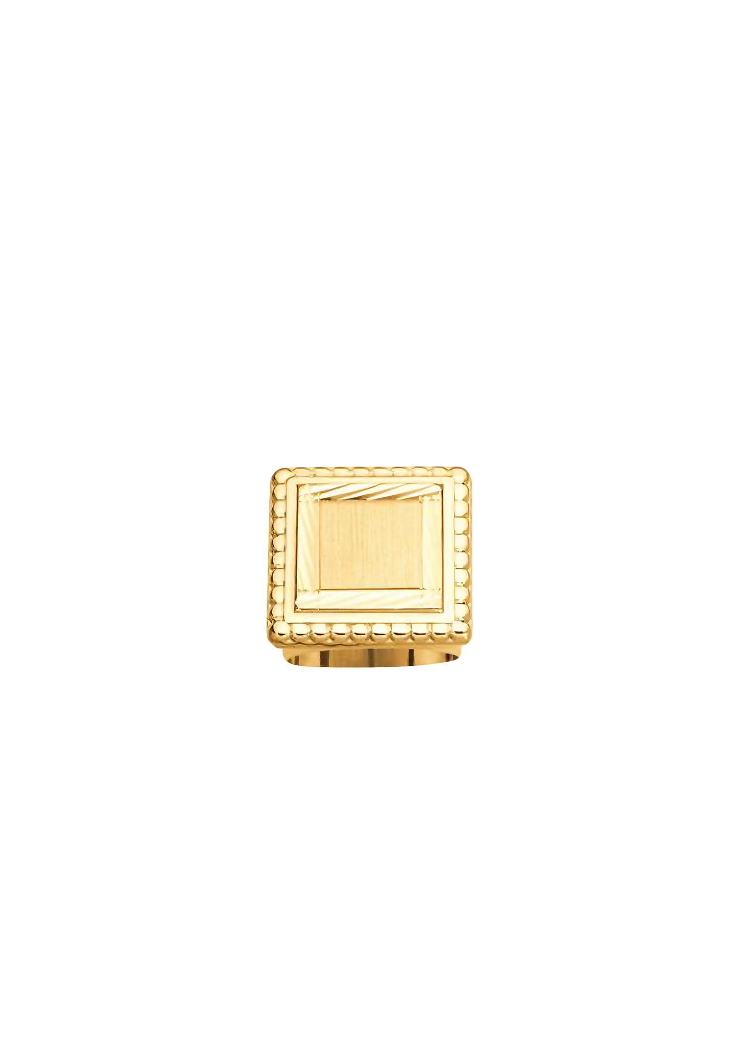 Chevalière carrée