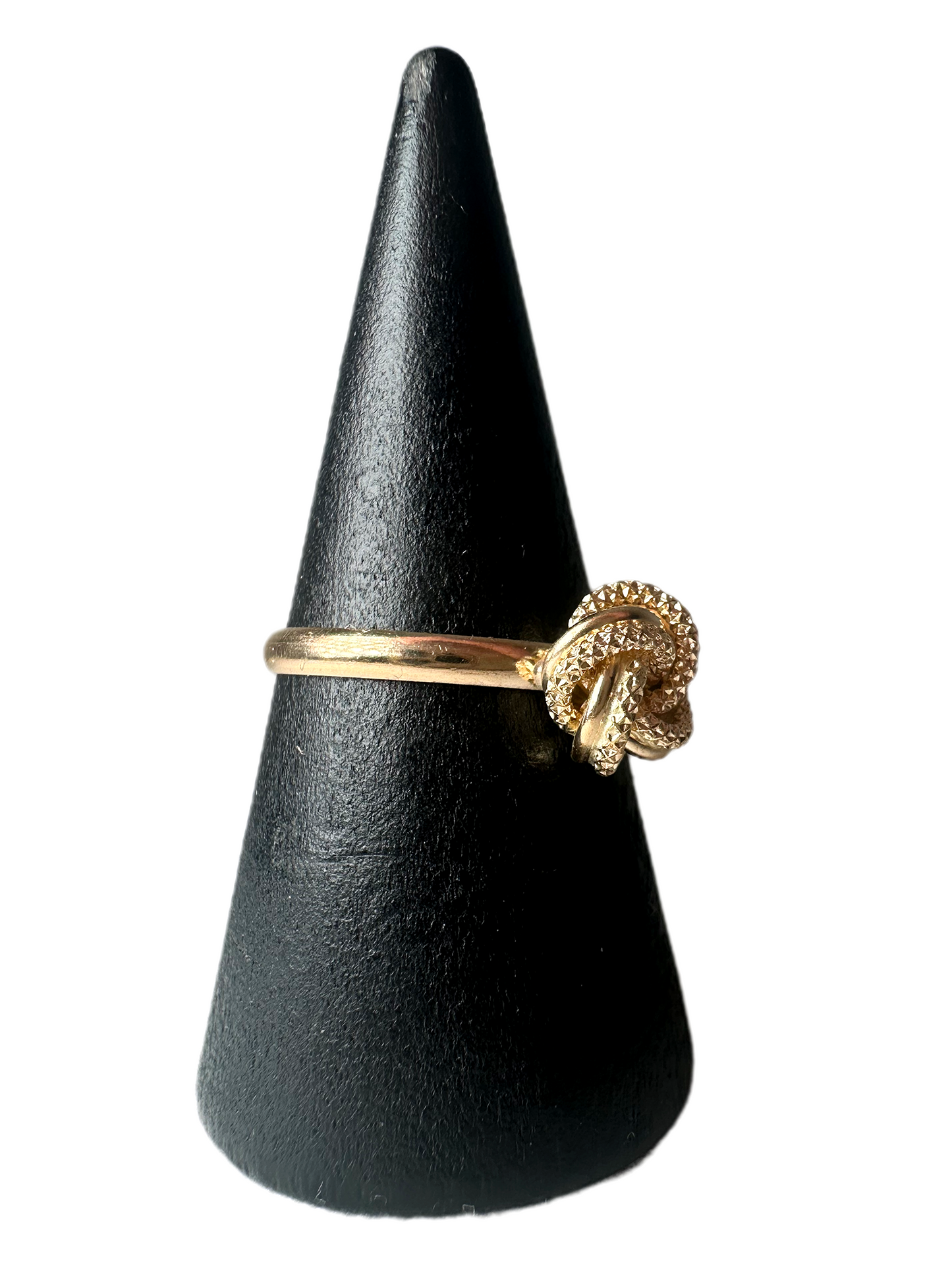 Bague noeud lisse piqué 7mm