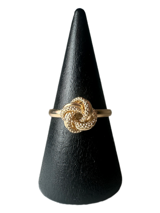 Bague noeud lisse piqué 7mm