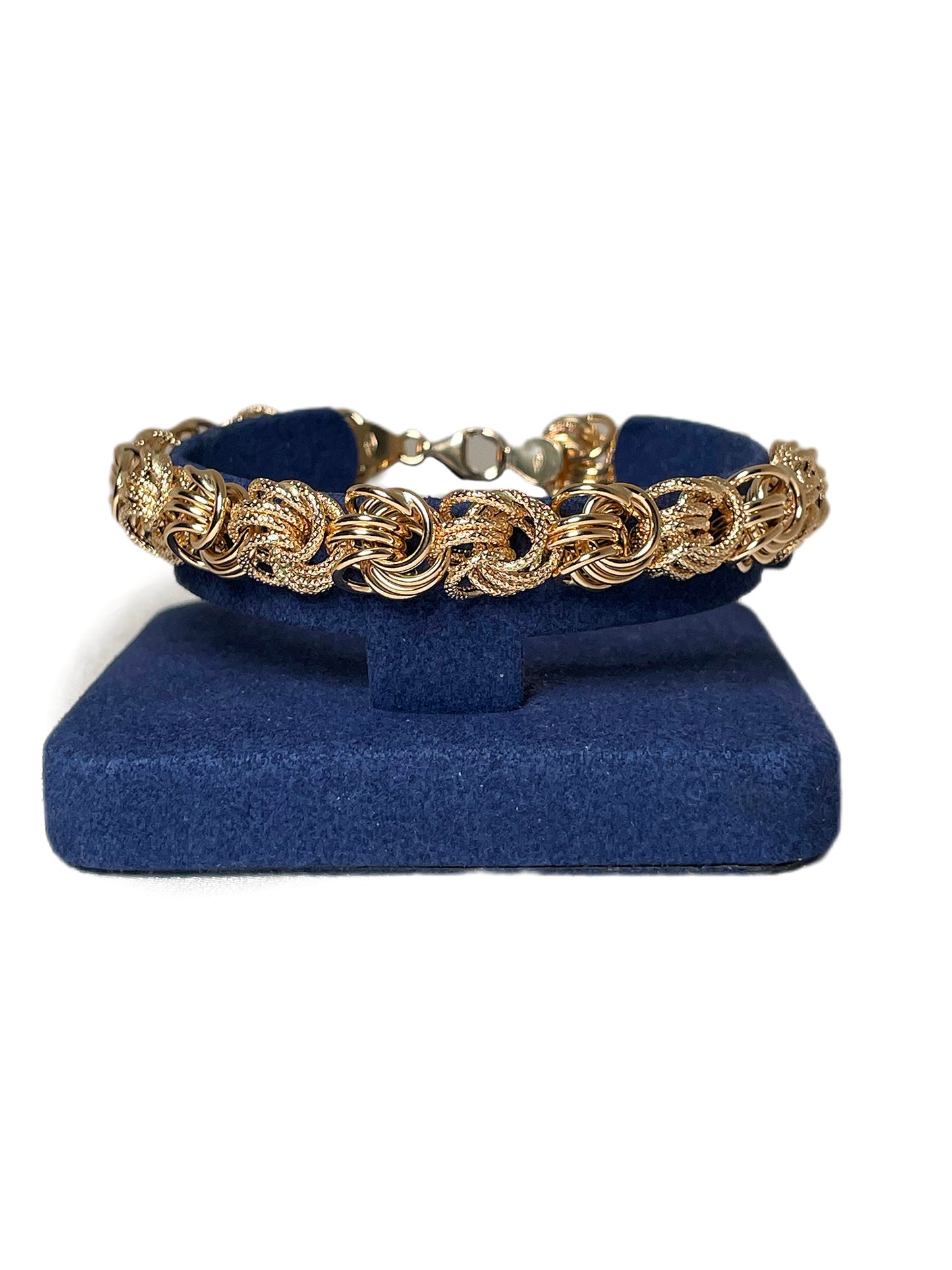 Bracelet macaron lisse/sablé 12mm