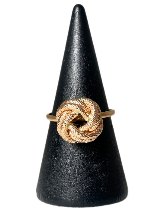 Bague Noeud sablé 10mm