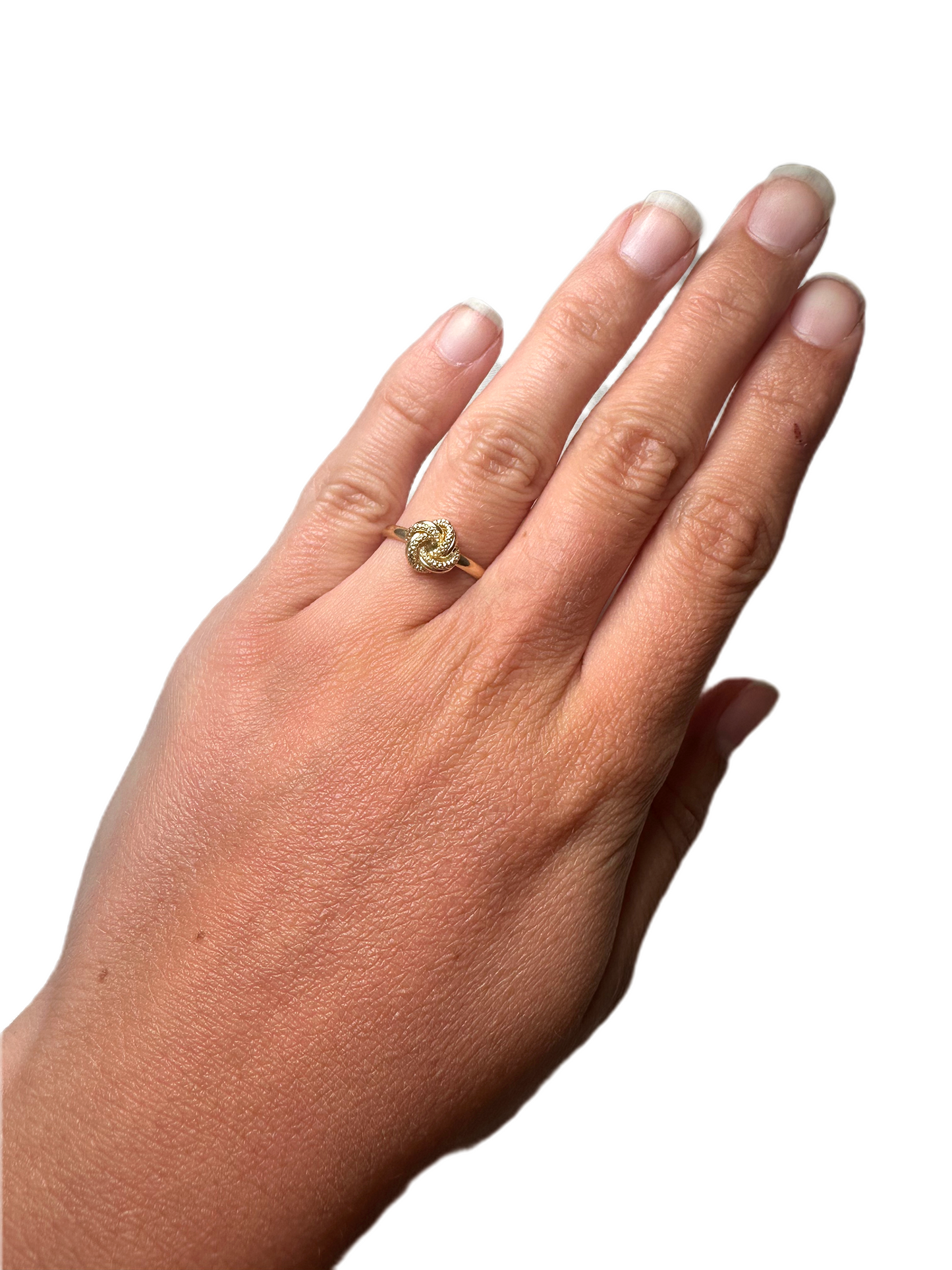 Bague noeud lisse piqué 7mm