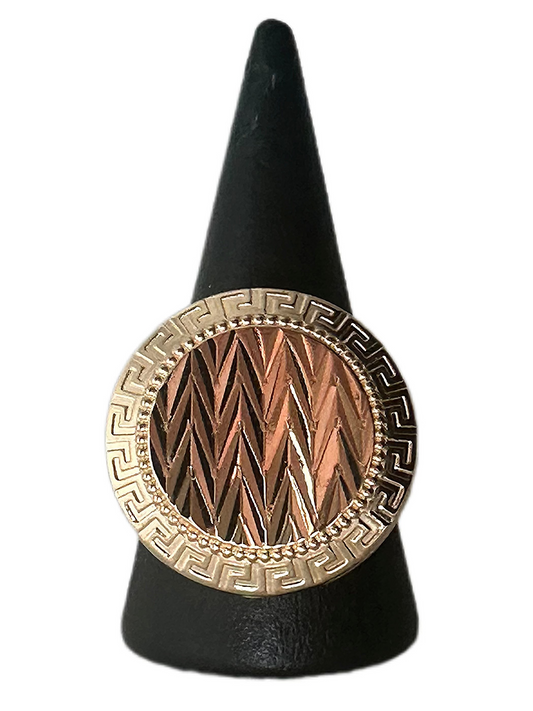 Chevalière chevron 22mm