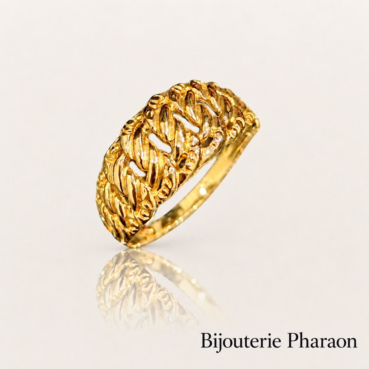 Bague maille américaine