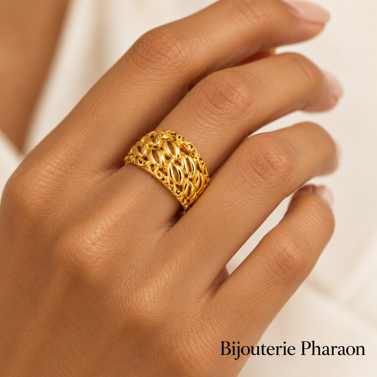 Bague maille américaine