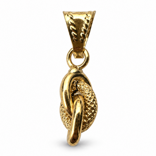 Pendentif forçat lisse piqué