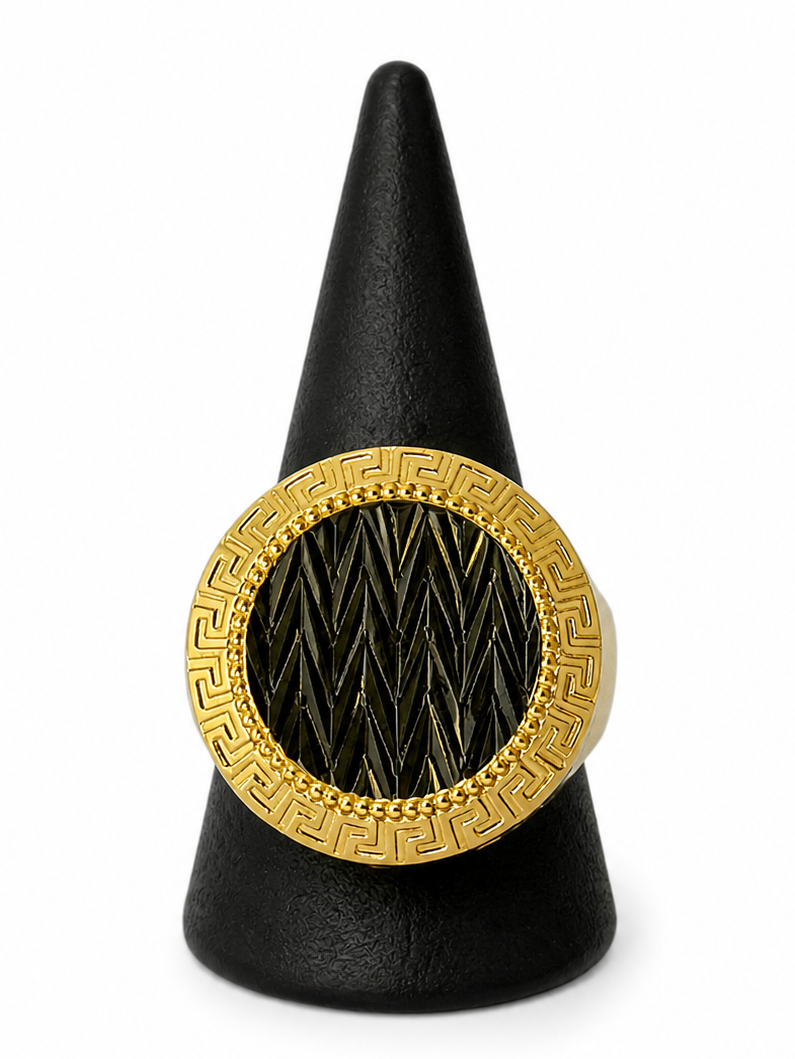 Chevalière chevron 22mm