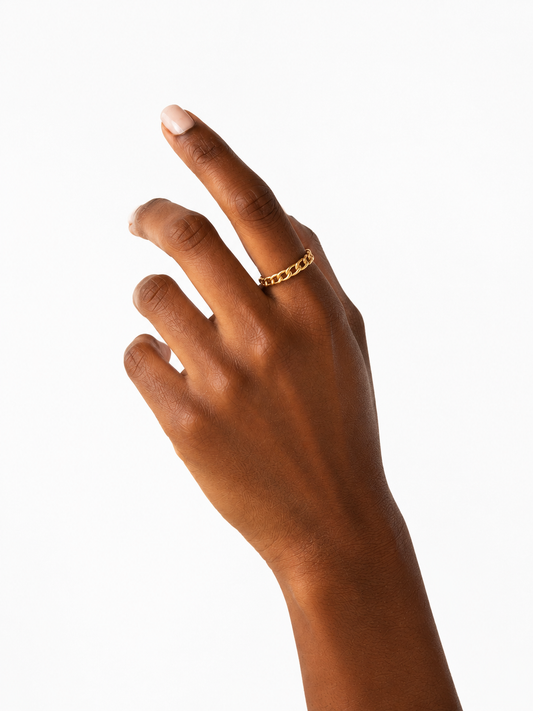 Bague gourmette