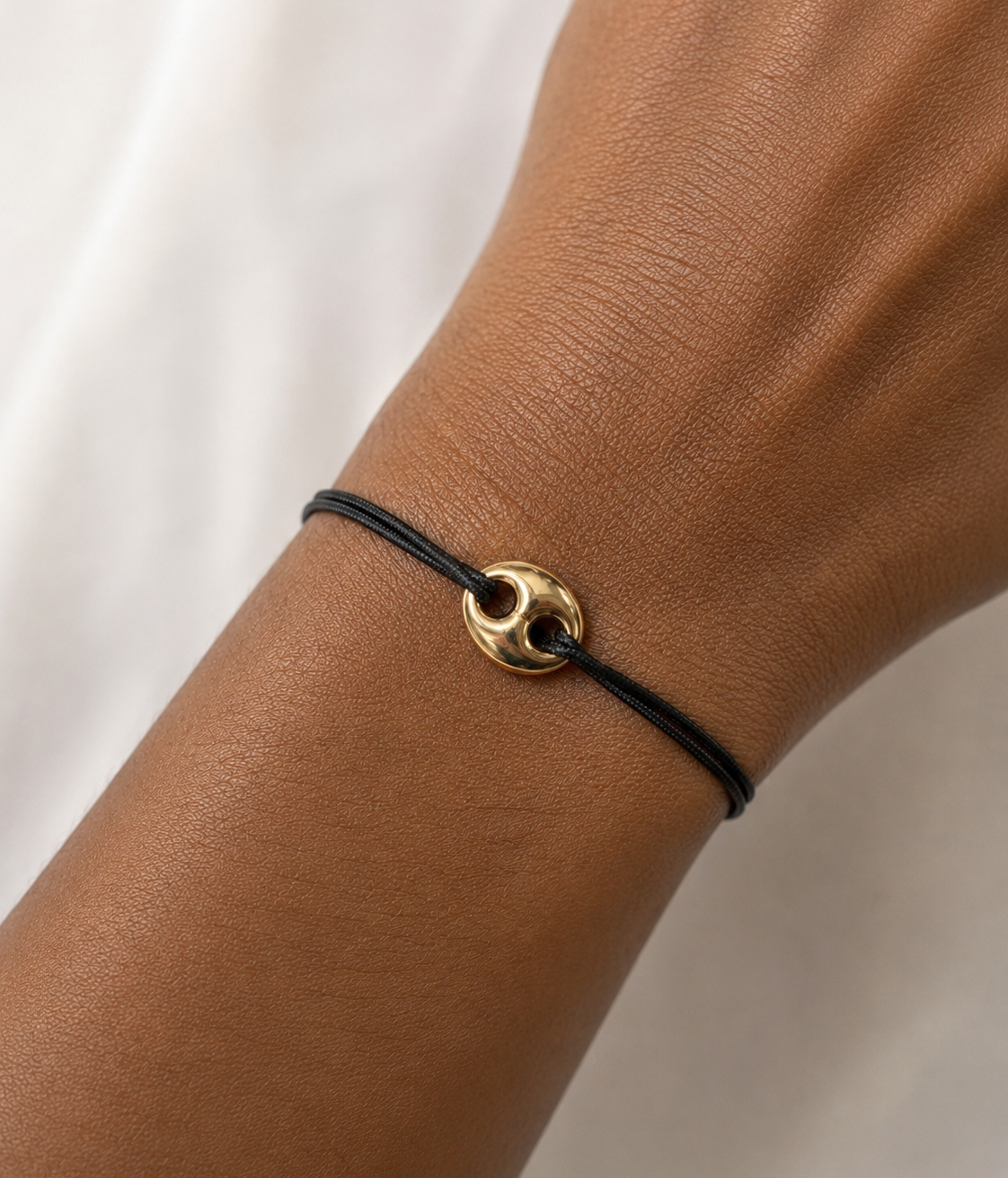Bracelet cordon café