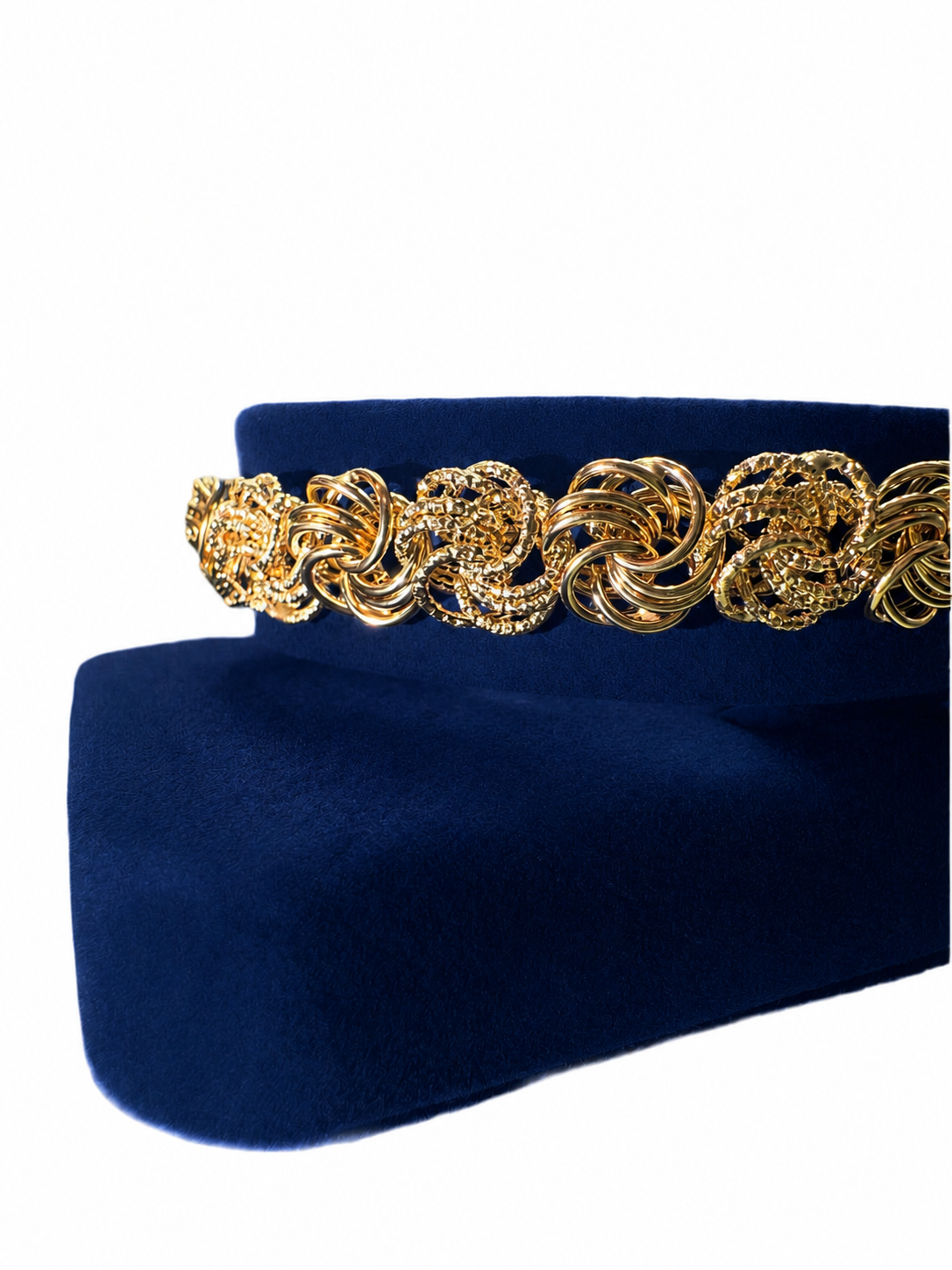 Bracelet macaron lisse piqué