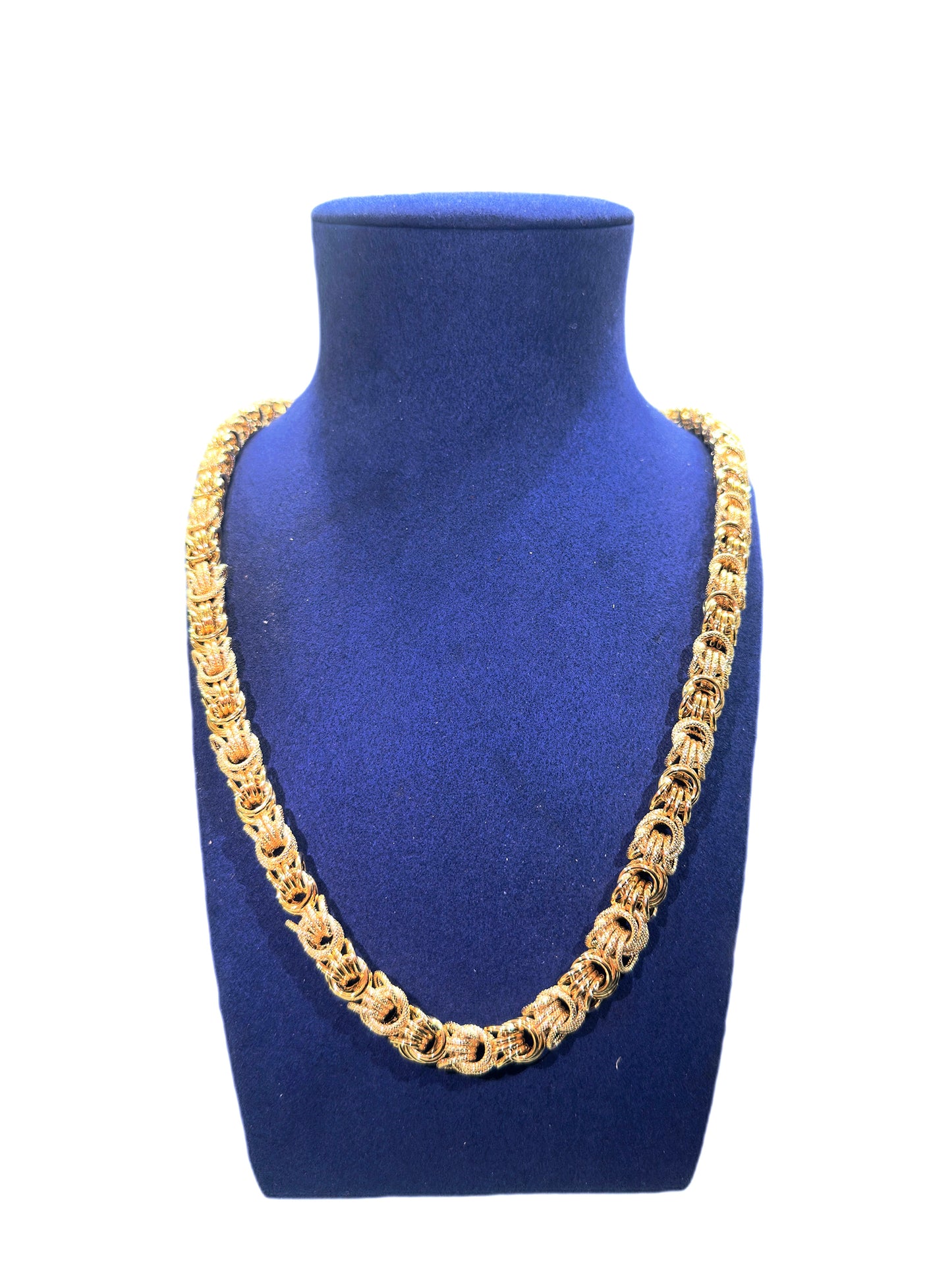 Collier macaron lisse piqué